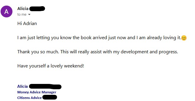 Alicia feedback
